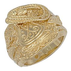 Enhance your style with this stunning 9ct Yellow Gold Saddle Ring. Handcrafted to perfection, this timeless piece exudes elegance and luxury. A must-have addition to your jewellery collection. Perfect for everyday wear or special occasions. Upgrade your look effortlessly! Metal: 9ct Gold Approximate Weight: 17g Surface Width: 19.4mm Please note: Dimensions & Weights are approximate and given to the largest area unless stated otherwise. Western Style Engraved Formal Jewelry, Western Engraved Formal Jewelry, Western Engraved Jewelry For Formal Occasions, Western Style Engraved Gold Jewelry, Western Gold Engraved Jewelry, Engraved Gold Western Jewelry, Gents Ring Gold, Saddle Design, Saddle Ring