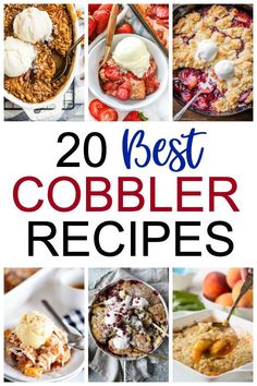 20 best cobbler recipes for the whole family