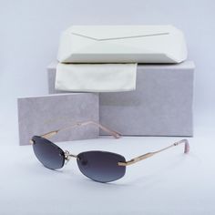 Fully Discounted. Buy Now Only, No Offers Accepted Brand Retail Price: $346 Condition: Brand New, Authentic Details Of The Sunglasses: Model: Jc4013d 30088g Sunglasses Category: Sunglasses Frame Color: Rose Gold Lens Color: Grey Gradient Material: Metal Size: 57 - 17 - 140 For: Women Style: Oval Polarized: No Origin: Made In Italy Uv Protection: 100% Original Packaging Included: Box, Case, Cloth Shipping: Every Business Day Every Day New Eyewear Merchandise In Stock! Follow For More, And Thank Y Jimmy Choo Glasses, Eyeglasses Men, Jimmy Choo Gold, Grey Sunglasses, Grey Gradient, Men Eyeglasses, Colored Sunglasses, Color Code, Women Style