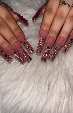 Uñas Y2k, Girly Acrylic Nails, Nails Pink, Acrylic Designs, Coffin Nails Designs, Nail Inspiration, Pretty Acrylic Nails, Dope Nails