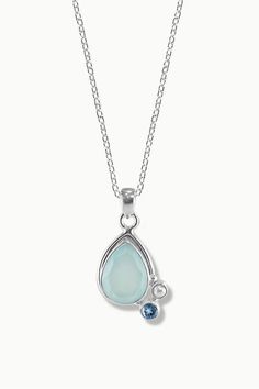 he shimmering hues of Aqua Opal will attract the light and bring luxe boho vibes to your favorite outfits.
#sivalya #necklace #aquaopal #jewelry #sivalyajewelry