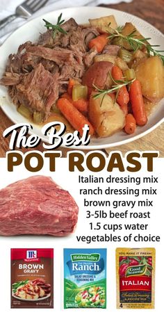 the best pot roast italian dressing mix