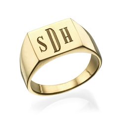 Ring With Initials, Custom Signet Ring, Engraved Engagement Ring, Signet Ring Men, Infinity Jewelry, Monogram Ring, Monogram Jewelry, Gold Signet Ring, Infinity Ring