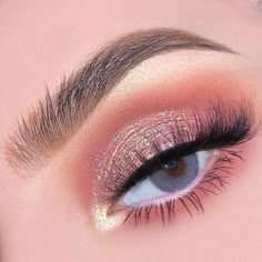 Pink Eye Makeup Looks, Make Up Guide, Goddess Makeup, Mekap Mata, Gold Eye Makeup