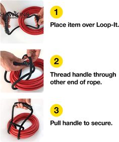 the instructions for how to use a jump rope with two hands and one hand on each side