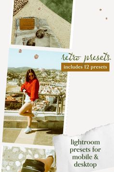 retro lightroom mobile presets Retro Lightroom, Film Preset, Vintage Lightroom Presets, Lightroom Presets For Portraits, Vintage Kodak