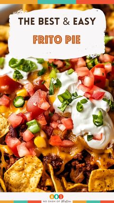 Frito Pie Frito Pie Recipe Easy, Frito Taco Pie, Mexican Ideas, Frito Pie Recipe, Frito Pie, Favorite Dinner, Crowd Pleasing Recipes