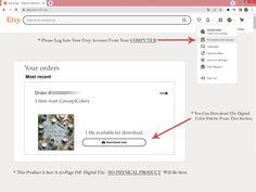 an image of a website page with the text'your orders must be sent '