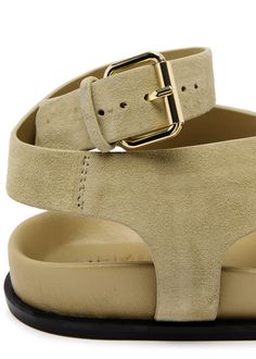 Long Description#Info & Care# A.Emery suede sandals  Cross-over straps, toe post, moulded footbed, open round toe Adjustable buckle-fastening ankle strap  #Size & Fit# Only available in full sizes, go up to the nearest whole size if you take a half size Tool Gifts, Go Up, Suede Sandals, Ankle Strap, Take A, Gift Set, Dior, Take That, Buckle