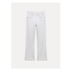 CROPPED - HIGH WAISTFive pocket jeans with a high waist. Seamless cropped flared hems. Front zip and metal button closure. Cropped Flares, Pocket Jeans, T-shirt Polos, Blazer Dress, Trouser Jeans, Linen Shirt, High Waist Jeans, Jeans Pants, Blazer Suit