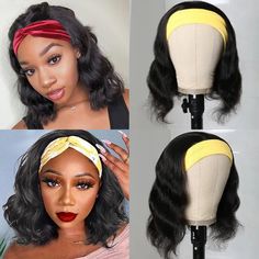 14inch Headband Body Wave Bob Wigs Bob Body Wave, Body Wave Bob, Bob Wigs, Body Wave, Flash Sale, Wigs, Flash