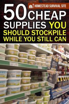 In today's uncertain times, it's more important than ever to be prepared for anything. That's why we've created this essential list of 50 cheap supplies you should stockpile while you can. From long-lasting food items to important hygiene products, our comprehensive guide will help ensure you have everything you need to face any challenges life may throw your way. Read on to discover the best bargains that could make all the difference in an emergency situation. Stock Pile Food List, Survival Foods That Last Forever, Stockpiling Food, Fitness Cake, Emergency Preparedness Items, Prepper Supplies