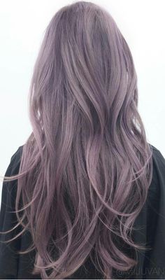 Ash Purple Hair Color, Ash Purple Hair, Purple Hair Color, Lavender Hair Colors, Girl Hair Colors, Ash Hair Color, Dying Hair