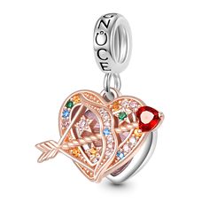 I found this beautiful item - Bow&Arrow Heart Pendant from Gnoce.com, they offer Original Charms & Personalized Jewelry at affordable price. Like it? Gnoce Jewelry, Arrow And Bow, Arrow Heart, Bow Arrow, Popular Rings, Bow Arrows, Jewelry Tags, Bracelet Charms, Pandora Charm