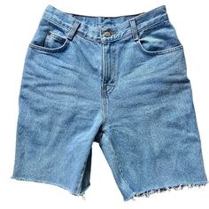 I ship within two business days or sooner (Monday- Friday). I combine shipping if multiple items are purchased.   Measurements are shown in the photos  No stretch  Zip fly 5 pockets 100% cotton Machine washable Classic High-waisted Denim Shorts, High Waist Medium Wash Cotton Bermuda Shorts, Light Wash Cotton Bermuda Shorts With Straight Leg, Classic High Waist Cotton Jean Shorts, 90s Style Straight Leg Cotton Shorts, 90s Style Cotton Straight Leg Shorts, Classic Medium Wash Cotton Shorts, Classic Cotton Shorts In Medium Wash, 90s Style Short Length Cotton Jeans