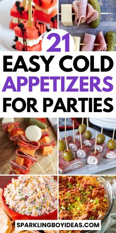 Explore our collection of cold appetizers for parties! From elegant cold hors d'oeuvres to simple cold snacks, find easy party appetizers that are sure to impress. From party dips, skewer appetizers, and bite-size appetizers to pinwheels, there is a variety of finger foods for the party. Our make-ahead appetizer recipes and cold appetizer platters are your go-to for stress-free hosting. Discover quick cold finger foods and no-cook appetizer recipes that are both delicious and easy to make. Easy Cold Appetizers, Cold Party Appetizers, Easy Party Appetizers, Cold Appetizer, Cold Finger Foods, Cold Snacks, Skewer Appetizers, Make Ahead Appetizers, Appetizer Platters