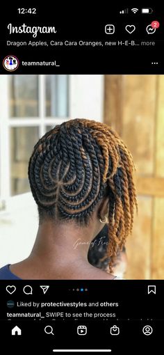 Two Strand Updo Natural Hair, Davina Hair, Twisted Updo Natural Hair, Natural Flat Twist Hairstyles, Braided Updo Natural Hair, Two Strand Twist Updo, Natural Hair Flat Twist, Two Strand Twist Hairstyles, Crochet Hair Styles Freetress