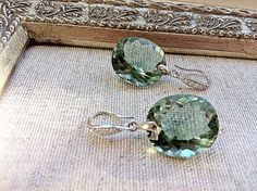 Luxury Blue Green Aquamarine Earrings by VeraidaGifts on Etsy, $86.00 Elegant Green Amethyst Earrings For Gift, Silver Green Amethyst Earrings For Gift, Green Amethyst Dangle Earrings For Gift, Elegant Faceted Green Amethyst Earrings, Luxury Green, Green Multi-stone Sterling Silver Earrings, Green Aquamarine, Green With Blue, Aquamarine Earrings