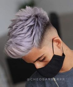 Blond Undercut, Blonde Hair Undercut, Boys Colored Hair, Undercut Hairstyle, Dyed Hair Men, Grey Hair Men, Mens Hair Colour, Mens Hairstyles Thick Hair, Beard Hairstyle