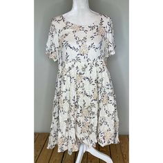 New With Tags. Msrp $68.00 By Together Women’s Ivory Floral Angel Sleeves Virginia Dress Size Medium Super Cute, Great Quality Dress! Rayon Floral Dress With Short Sleeves, Short Sleeve Rayon Floral Dress, Casual Cream A-line Dress, Casual White Floral Dress With Short Sleeves, Casual Cream A-line Mini Dress, White Bohemian Floral Dress With Short Sleeves, Spring Cream Rayon Dress, Casual Cream Floral Print Dress, Casual Cream Dresses With Floral Print