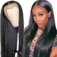 Beautyforever 150% Density Realistic Long Straight Lace Front Wigs Human Hair Hair Description, Best Lace Wigs, Straight Human Hair Wig, Brazilian Straight Hair, Saree Blouse Design, Straight Wigs, Virgin Hair Wigs, Front Lace Wigs, Bad Smell