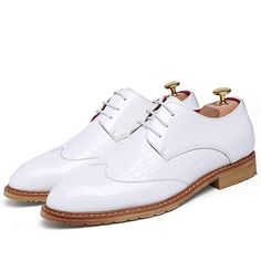 Category:Oxfords; Upper Materials:PU; Season:Summer,Spring; Gender:Men's; Toe Shape:Pointed Toe; Style:Casual,Classic; Occasion:Office  Career,Daily; Closure Type:Lace-up; Listing Date:08/02/2022; 2023 Trends:Wingtip Shoes; Foot Length:null; Size chart date source:Provided by Supplier.; US Size:; UK Size:14.5; EU Size:50 Outfits Matrimonio, Blue Dress Shoes, White Shoes Men, Shoes Business, Wingtip Oxford Shoes, White Dress Shoes, Wingtip Shoes, Suede Oxfords, Unisex Clothes