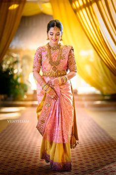 Embellished Bordered Kanjeevarams Are Here To Stay Pose Pengantin, Indian Sari Dress