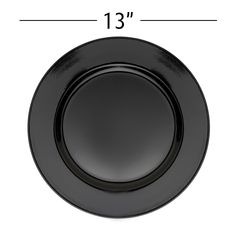 a black plate is shown with the measurements