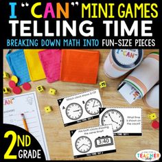 i can't mini games telling time break down math into fun - size pieces