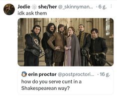 a group of people standing next to each other in front of a building with the caption jodie she / her ask them