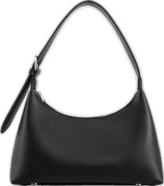 Elegant Black Hobo Bag, Elegant Black Hobo Shoulder Bag, Black Rectangular Hobo Bag With Branded Hardware, Elegant Black Textured Leather Hobo Bag, Elegant Black Hobo Bag With Snap Closure, Small Clutch, Cute Handbags, Clutch Purse, Leather Clutch