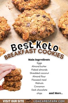 the best keto breakfast cookies recipe