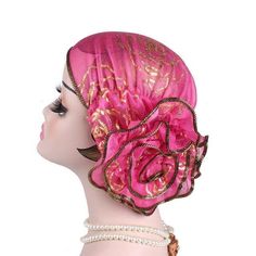 Gurl, don't forget to coronate your outfit with the perfect headwear. We offer a vast variety of turbans so that you may have the perfect match for each occasion. Elastic Mesh Turban with Big Flower. Drag queens love our turbans! Materials: Polyester, Spandex Type: Bandanas Pattern Type: Flower Print {"@context":"https://schema.org/","@type":"Product","@id":"https://thedragqueencloset.com/products/turban-drag-shirley-6-colors#product","name":"Turban Drag Shirley (6 Colors)","itemCondition":"http Headgear Fashion, Hat Turban, Lace Headwrap, Bun Maker Hairstyles, Forehead Hair, Cover Hair, Turban Cap, Hijab Caps, Headpiece Hairstyles