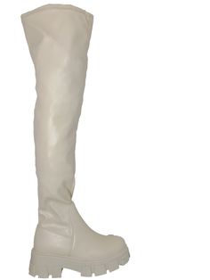 Premo-01 By Wild Diva Women's Round Toe Knee High Fashionable Boots Feel fabulous in these beautiful boots. Rubber sole Shaft measures approximately Above the Knee from arch Boot opening measures approximately 16.5" around Faux Leather Heel: 2.5" inches approx. Shaft: 24" inches appox Circumference Opening: 16.5" inches approx Partial Inner Side Zipper Lug Sole Available Colors: Black PU Cream PU MAKE SURE TO VISIT OUR STORE AND VIEW OUR WIDE VARIETY OF SHOES Cream Fitted Knee-high Boots With Round Toe, Fitted Cream Knee-high Boots With Round Toe, Thigh High Wide Calf Faux Leather Boots, Tall Faux Leather Boots With Round Toe, Wide Calf Thigh High Faux Leather Boots, Knee-high Synthetic Boots Medium Width, Medium Width Knee-high Synthetic Boots, Fitted Cream Synthetic Boots, Chic Synthetic Thigh High Boots