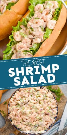 the best shrimp salad recipe is made with fresh ingredients and ready to be eaten in less than 30 minutes