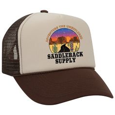 PRICES MAY VARY. Saddleback Supply Foam Snapback Trucker Hat Monument Valley Logo These hats are perfect for any outdoor adventure, casual day out, or sporting event. These stylish hats are ideal for everyday wear and have you looking your best wherever you go! 5 panel cap, Seamless Foam Front Panel with Lining Slight Curved Visor 6 Rows Stitching on Visor Matching Fabric Undervisor Stand out from the crowd with our Foam Snapback Trucker Hat Collection. These hats are perfect for any outdoor adv Valley Logo, Desert Skull, Sporting Event, Skull Logo, Hat Collection, Stylish Hats, Sport Event, Outdoor Adventure, Monument Valley