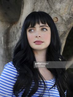 Actress Krysten Ritter photographed for WWD on October 29, 2008 in Los Angeles, California. Black Hair Pale Skin, Hair Pale Skin, Krysten Ritter, Short Grunge Hair, Jet Black Hair, October 29, Pale Skin, Grunge Hair, Color Hair