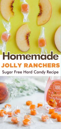 homemade jelly ranchers are made with sugar free candy