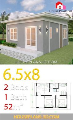 two story house plan with garage and living room in the back ground floor plans are also available