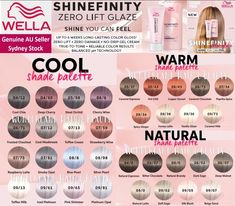 #wellahair #Shinefinity #colourchart Wella Shinefinity Formulas, Wella Color Chart, Blond Formula, Grey Hair Colour Chart, Wella Colour Chart, Wella Hair Dye, Wella Hair Color Chart, Wella Toner Chart