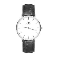 JN Design Co. - Broadview - Silver Timepiece with Black Leather – Joseph Nogucci