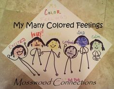 My Many Colored Feelings Feelings Activity, Counselor Activities, Therapeutic Interventions, List Of Emotions, Emotional Literacy, Picture Book Activities, Social Skills Groups