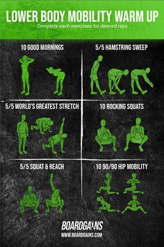 a poster showing how to do the lower body workout