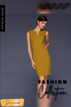 Commuting Fashion Office Women's Dresses Waist Slim Sleeveless Dress Skirt Fashion Office, Slim Waist, Skirt Length, Women's Dresses, Dress Skirt, Sleeveless Dress, Composition, Womens Dresses, Skirt