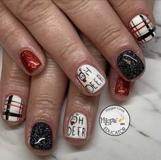 Cute New Years Nails, Cosmo Nails, Mickey Nails, Usa Nails, Hair And Nail Salon, Super Cute Nails, Matte Top Coat, Manicure Inspiration