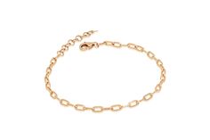 Our mini link bracelet is made entirely of 14k gold. Individual link measures: 2.5mm Adjustable chain length measures: 7" (6" + 1" extender) Timeless Link Diamond Bracelet Gift, Classic Rose Gold Bracelets With Solid Link Construction, Yellow Gold Bracelet With Delicate Chain And Rectangular Links, Yellow Gold Bracelet With Delicate Rectangular Links, Modern 14k Rose Gold Chain Bracelet, Modern Rose Gold 14k Chain Bracelet, Elegant Cable Chain Charm Bracelet As Gift, Elegant Charm Bracelet With Cable Chain As Gift, Classic Link Bracelets With Delicate Chain