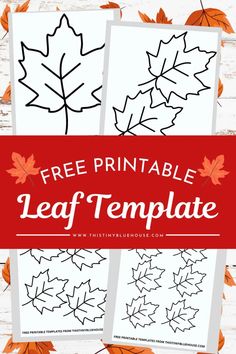 free printable leaf templates for fall