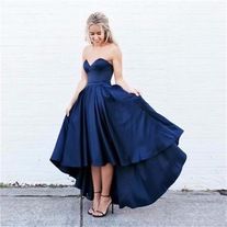 Lace bridesmaid dress, long bridesmaid dress, 2017 bridesmaid dress, mermaid bridesmaid dress, ivory bridesmaid dress sold by lovingdress on Storenvy Navy Blue Prom Dress, High Low Prom Dress, Navy Prom Dresses, Sweetheart Neckline Dress, High Low Prom Dresses, Plus Size Formal Dresses, Sweetheart Prom Dress, Formal Dresses Short, A Line Prom Dresses