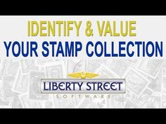 the liberty street software logo with an image of a map and words identity & value your stamp collection