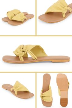 Yellow Flats for Summer | Yellow Flats | Solid Flats Affordable Playful Yellow Sandals, Yellow Flats, Chic Heels, Sustainable Clothing Brands, Summer Yellow, Comfortable Flats, Sustainable Clothing, Peta, Shoe Style